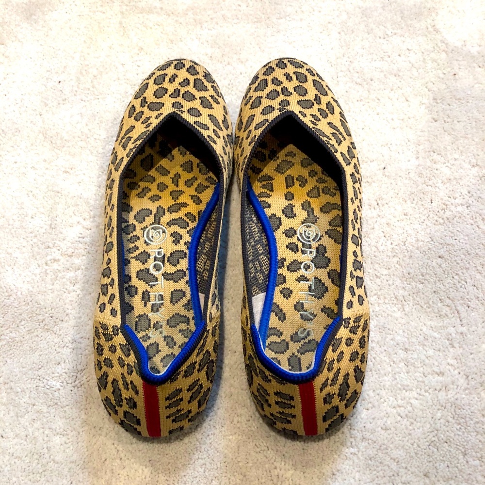 Rothys Leopard Spotted Flats